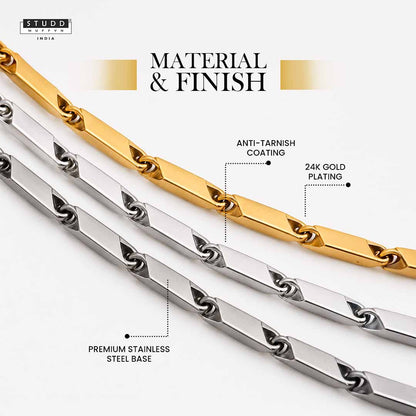 Anxiety Free Rice 24K Gold-Toned Chain