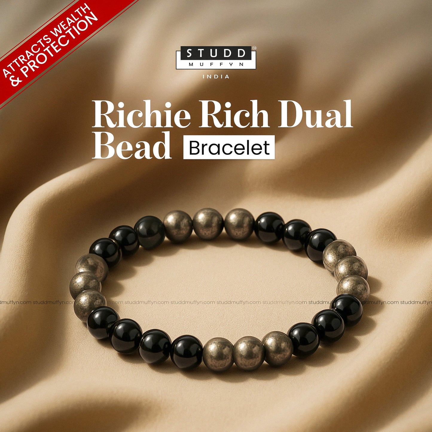 Richie Rich Dual Bead Bracelet