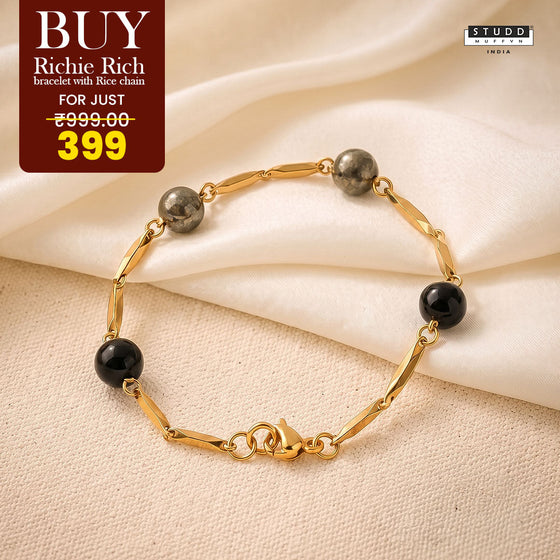 Crystal Infused Gold Tone Bracelet