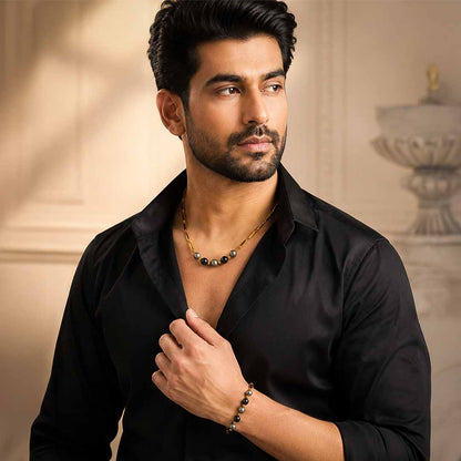 Richie Rich Combo Rice Chain | 24K Gold-Toned