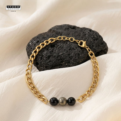 Richie Rich Cuban Bracelet - 24k Gold Tone
