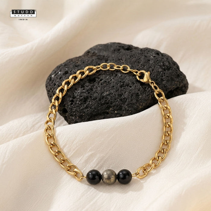 Richie Rich Cuban Bracelet - 24k Gold Tone