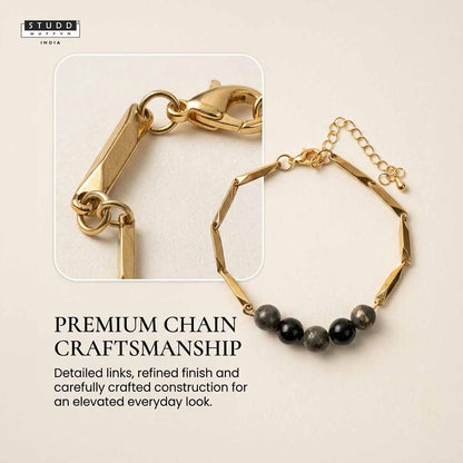 Richie Rich Rice 24K Gold-Toned Chain Bracelet