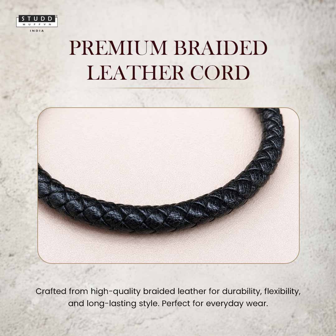 Richie Rich Stretchable Leather Bracelet