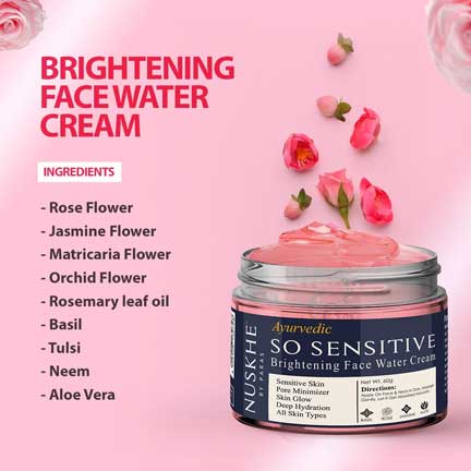 Rose Brightening Face Cream for Youthful Skin