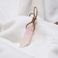 ⁠Rose Quartz Pencil Pendant