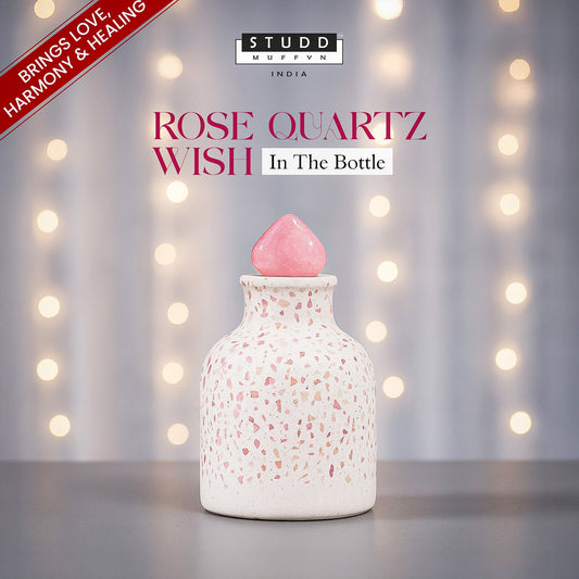 Rose Quartz Wish In The Bottle