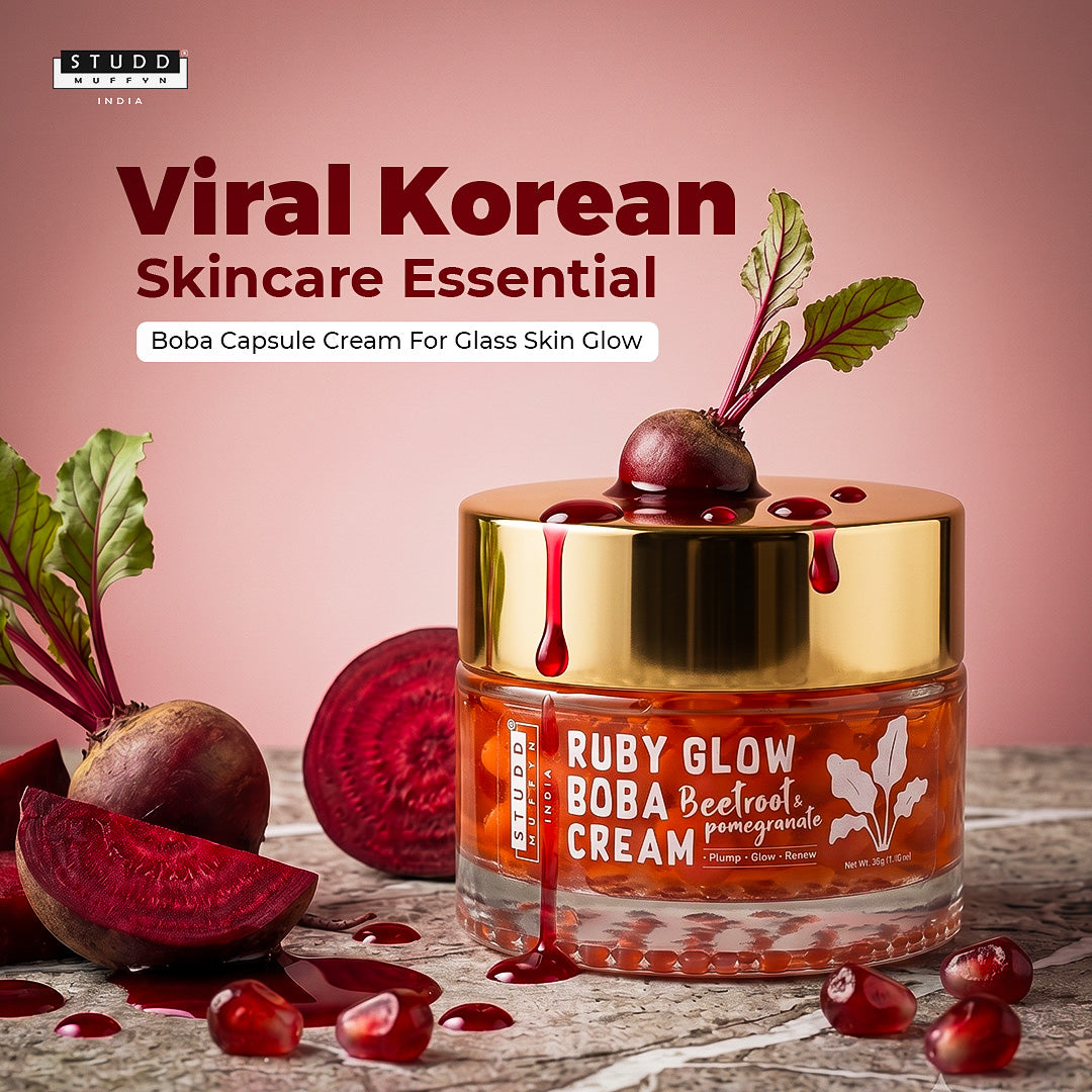 STUDD BEET ROOT BOBA CREAM RED