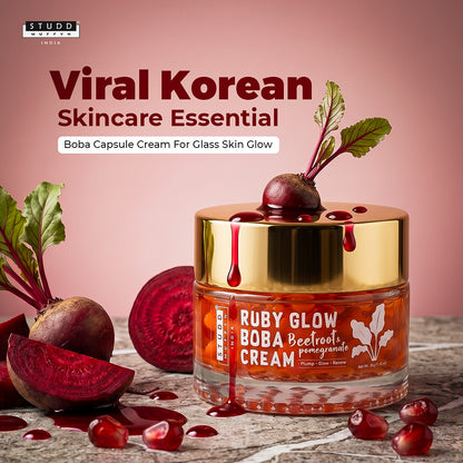 STUDD BEET ROOT BOBA CREAM RED