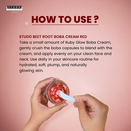 Studd Muffyn RUBY GLOW BOBA CREAM [ Pack of 2]