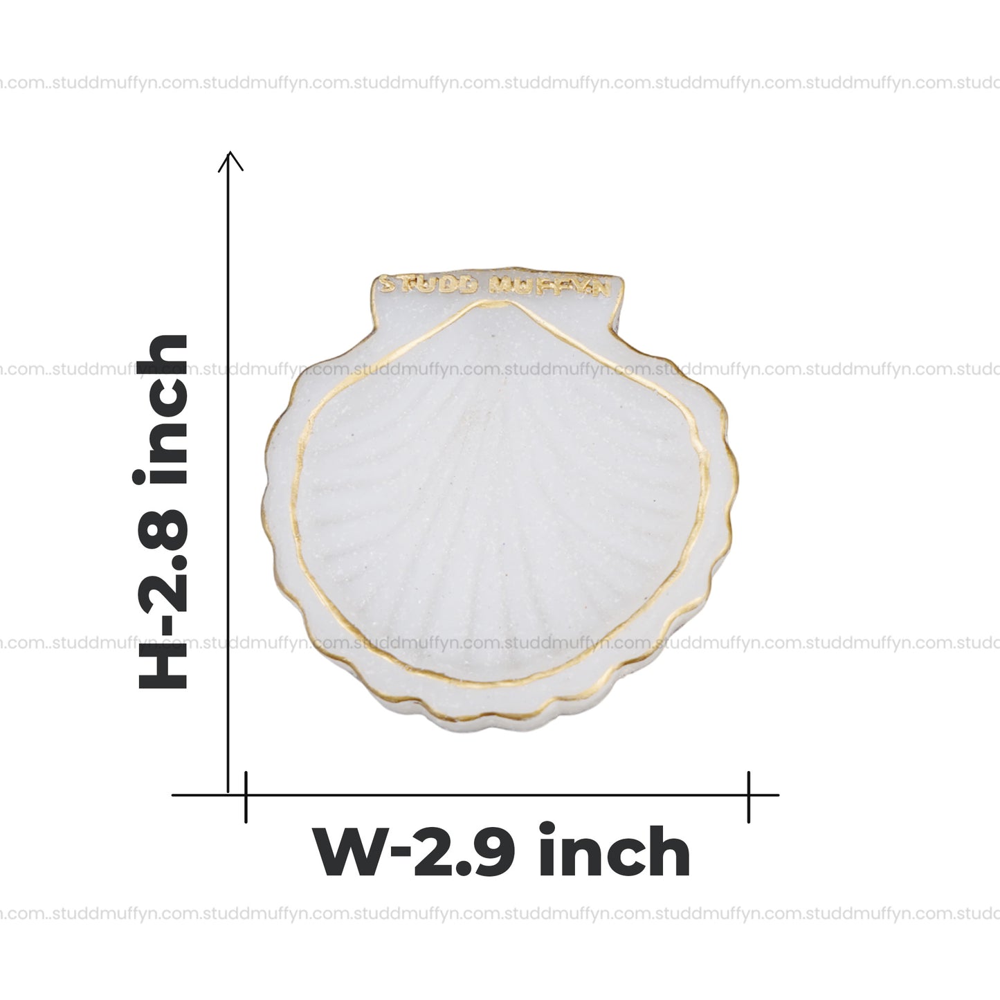 Sacred Sea Shell Harmony Selenite Coaster
