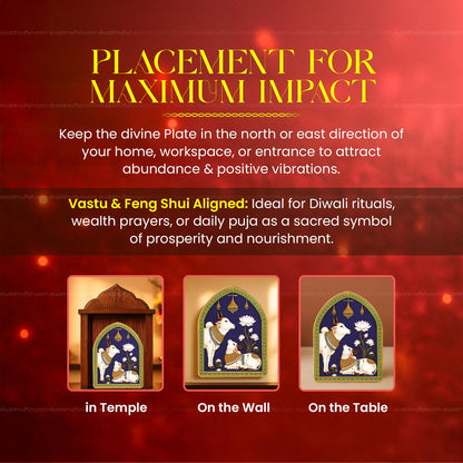 Sacred Twin Cow Harmony Pyrite Arch Frame