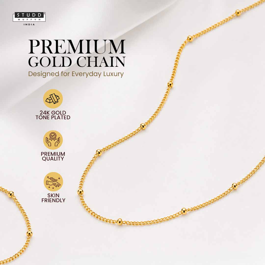 Royal chain combo [Pack of 2-Silver & Gold]
