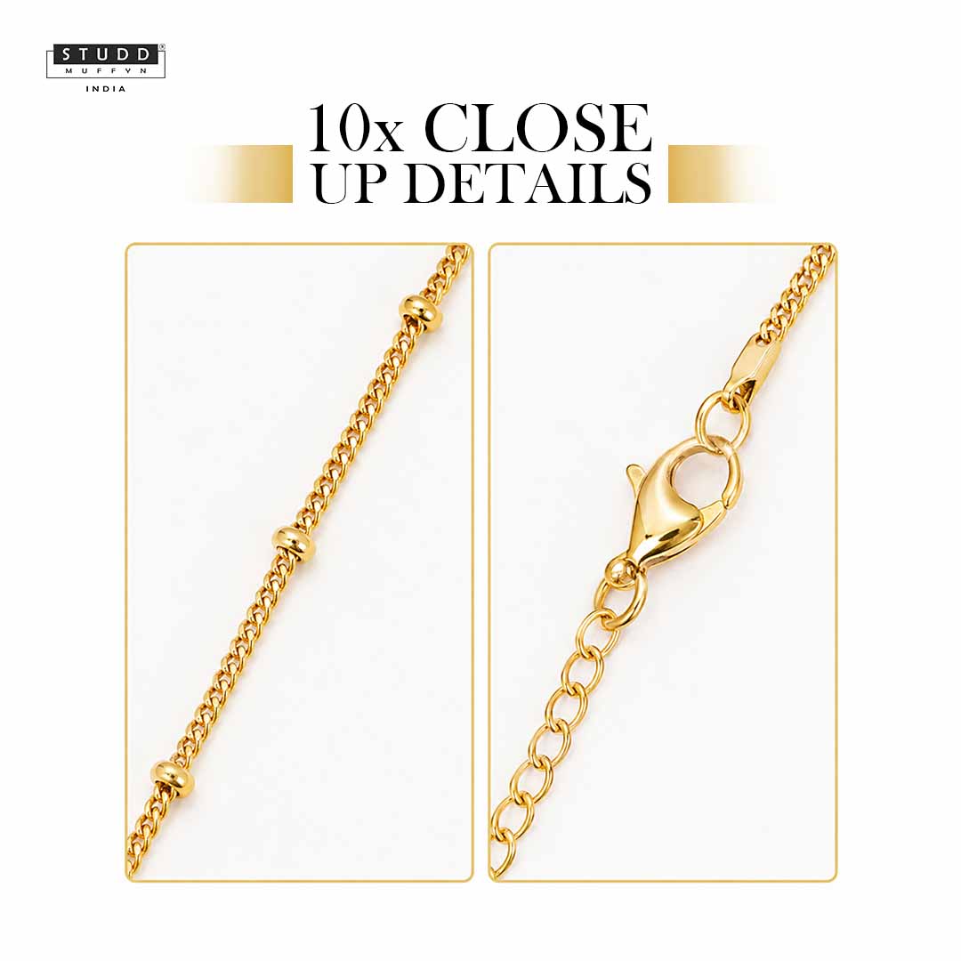 Royal chain combo [Pack of 2-Silver & Gold]