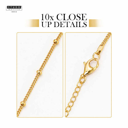 Royal chain combo [Pack of 2-Silver & Gold]