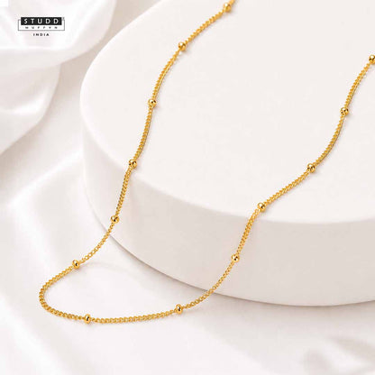 Twisted , Satellite, Velore Snake Chain (45cm) [ PACK OF 3 ]