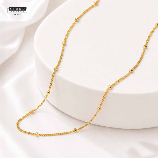Twisted , Satellite, Velore Snake Chain (45cm) [ PACK OF 3 ]