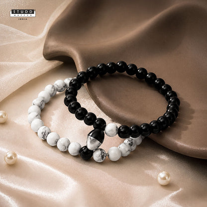 Secure Bond Magnetic Duo — Couple Bracelet Set