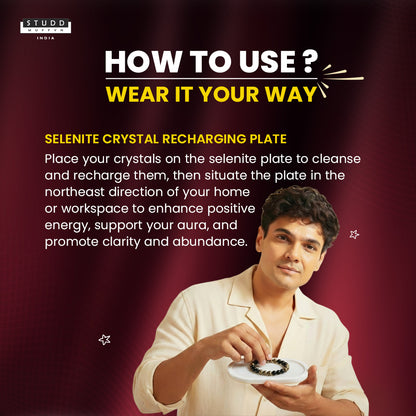 Selenite Crystal Recharging Plate