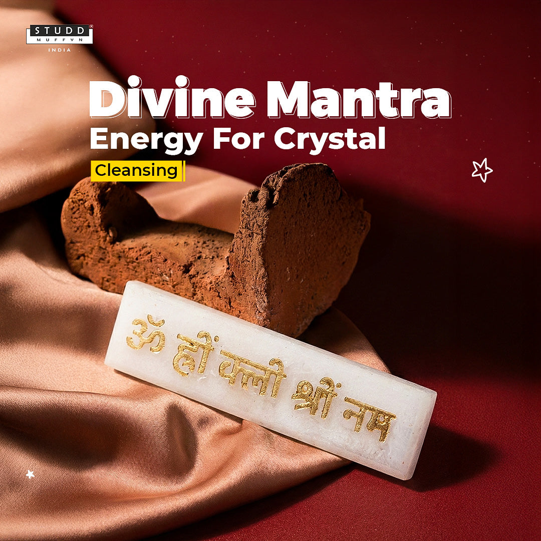 Selenite Gupt Mantra Recharging Block
