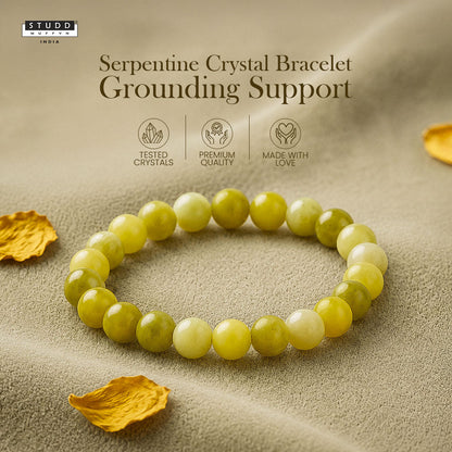 Serpentine Crystal Bracelet