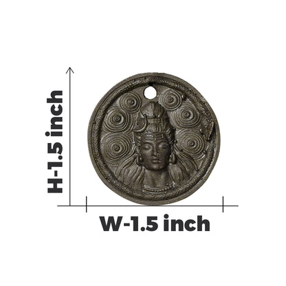 Bholenath Pyrite Keychain