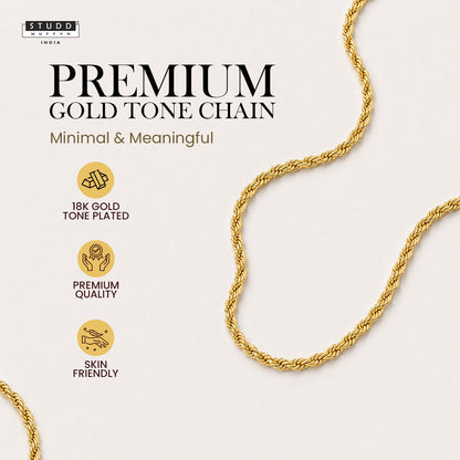 Signature Gold-Toned Rope Chain