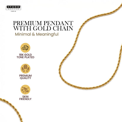 Signature Gold-Toned Rope Chain (2mm)