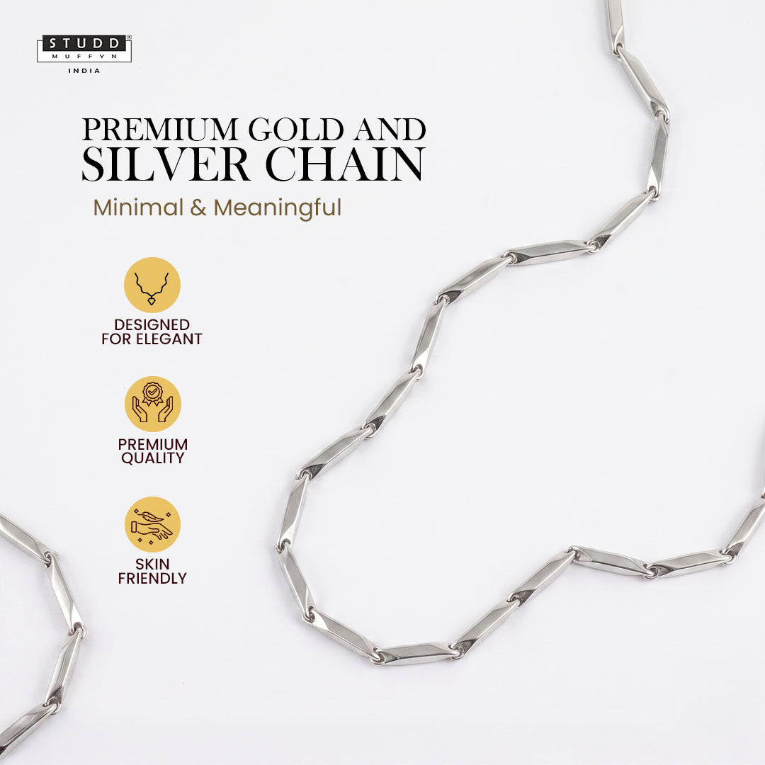 Silver Rice Chain 3MM