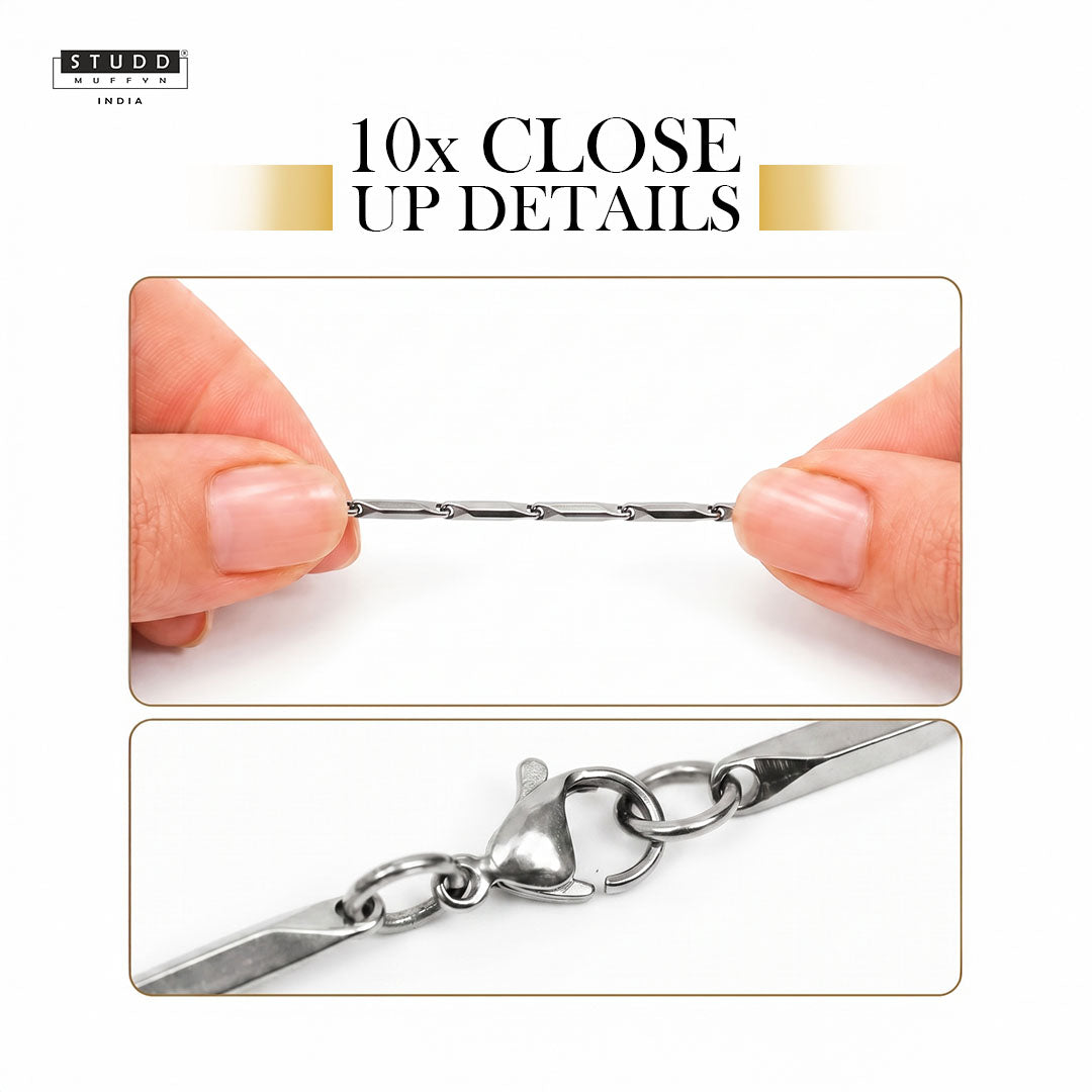 Silver Rice Chain 3MM