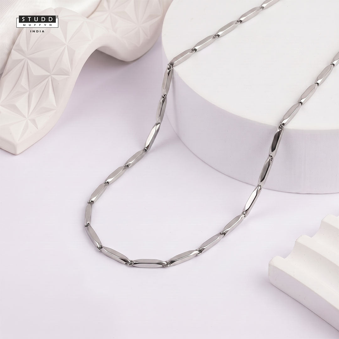 Silver Rice Chain 3MM