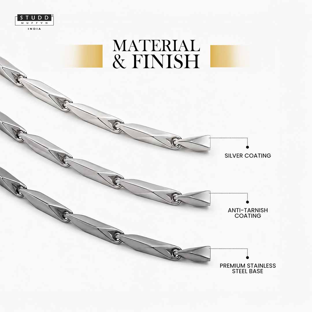 Silver Rice Chain 3MM