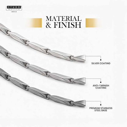 Silver Rice Chain 3MM
