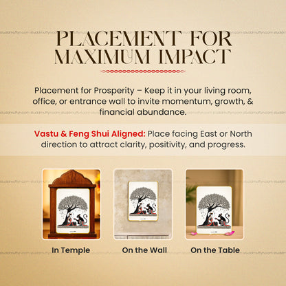 Sita-Hanumana Ashok Vatika Pyrite Plate