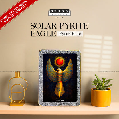 Solar Pyrite Eagle [Rectangle Plate]
