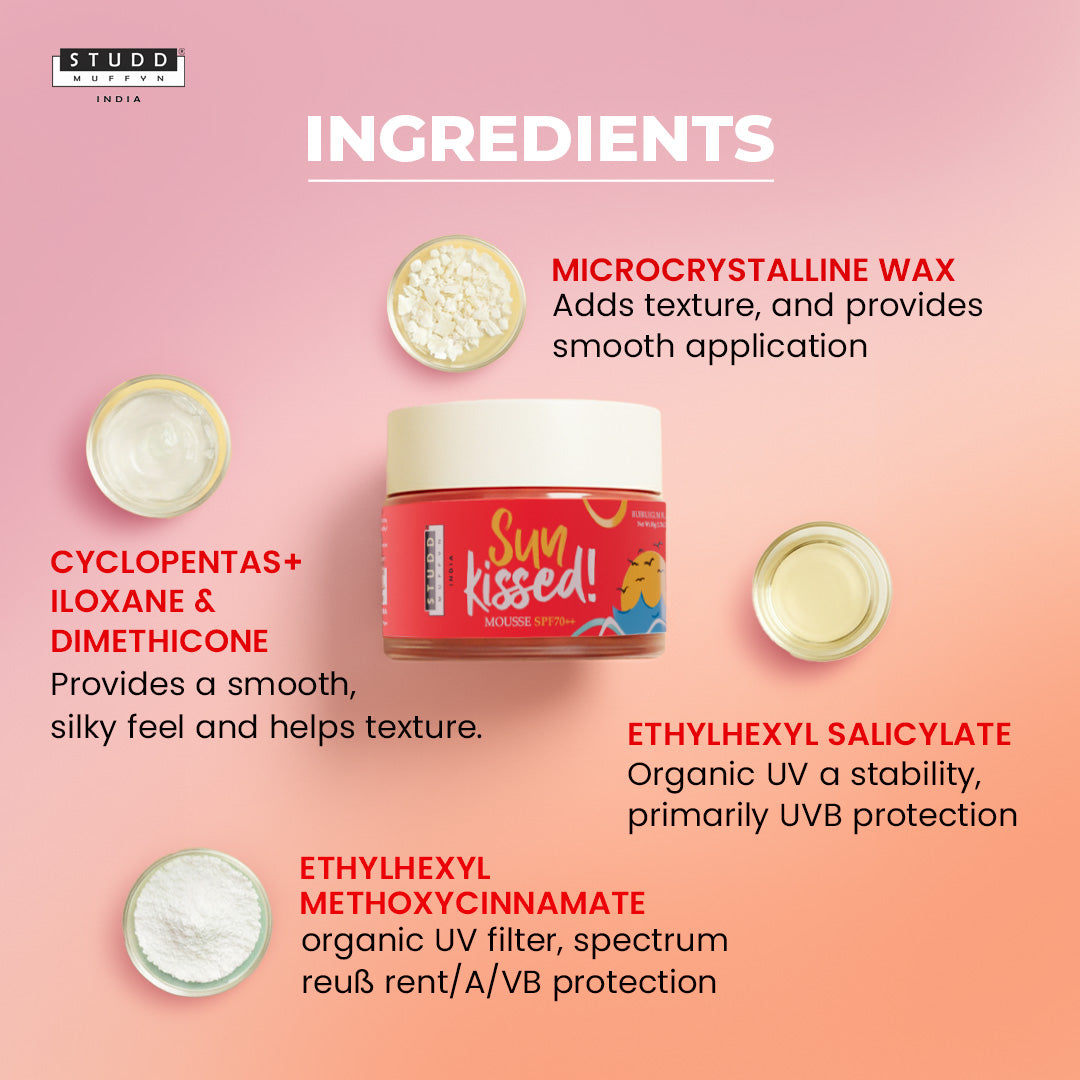 Sun Kissed Mousse | Bubblegum Blast | SPF70++ [Pack of 2]