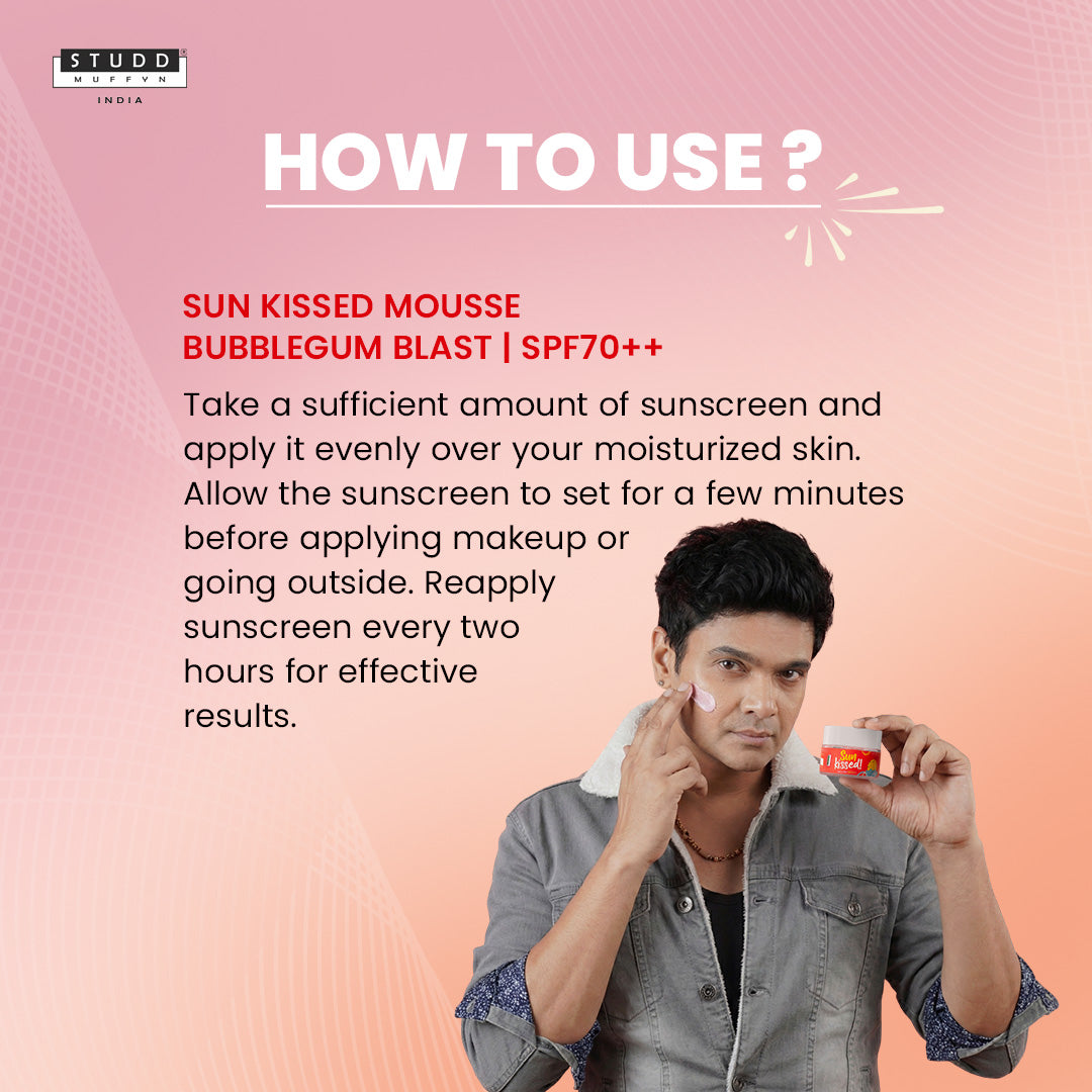 Sun Kissed Mousse | Bubblegum Blast | SPF70++ [Pack of 2]