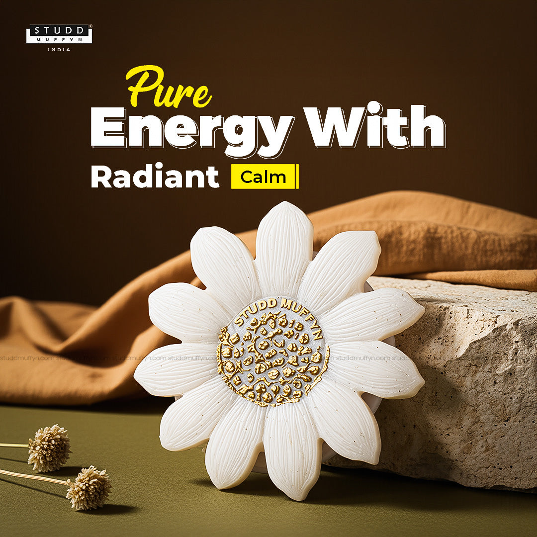 Sunflower Radiance Selenite Coaster