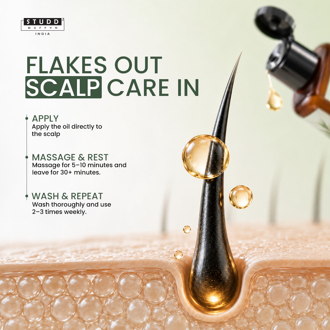 Tea Tree Hair Oil – Anti-Dandruff Scalp Nourishment