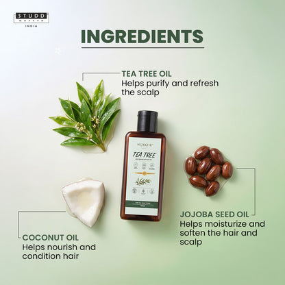 Tea Tree Hair Oil – Anti-Dandruff Scalp Nourishment