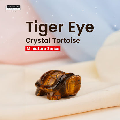 Tiger Eye Crystal Tortoise | Miniature Series