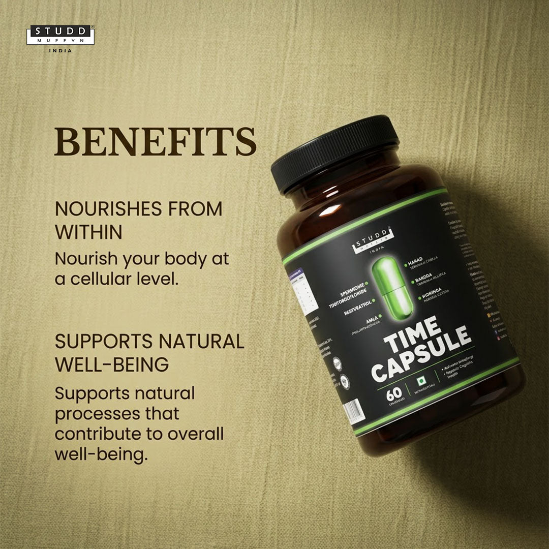 Time Capsule benefits: nourishes from within and supports natural well-being