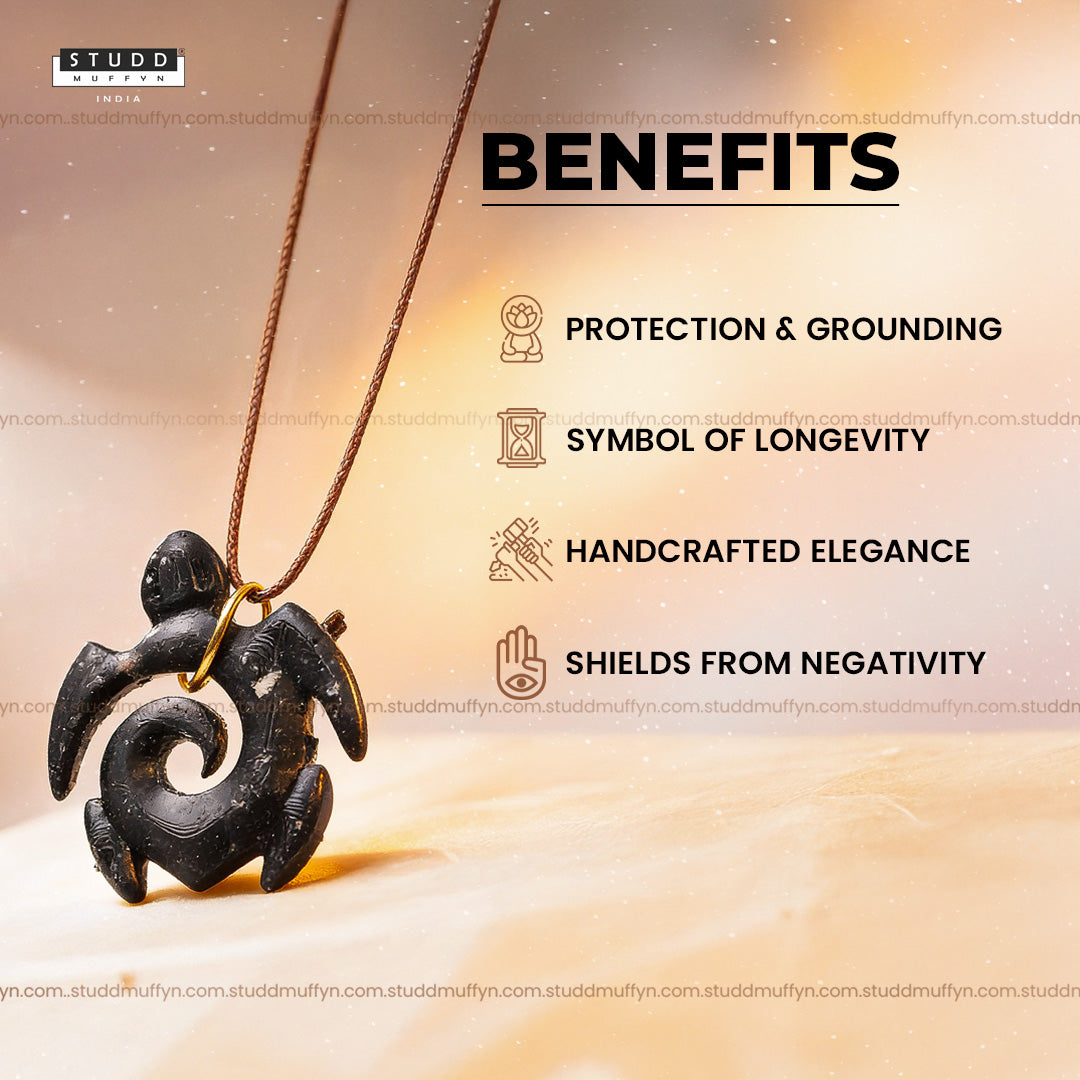 Tourmaline Tortoise Pendant