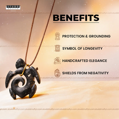 Tourmaline Tortoise Pendant