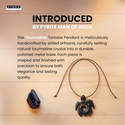 Tourmaline Tortoise Pendant