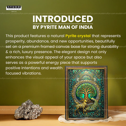 Vastu Powered Kalpavriksha Pyrite Frame