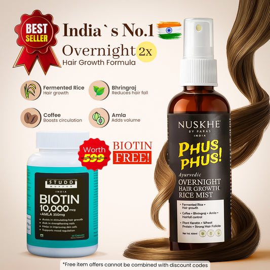 Ayurvedic Phus Phus Overnight Hair Growth Rice Mist