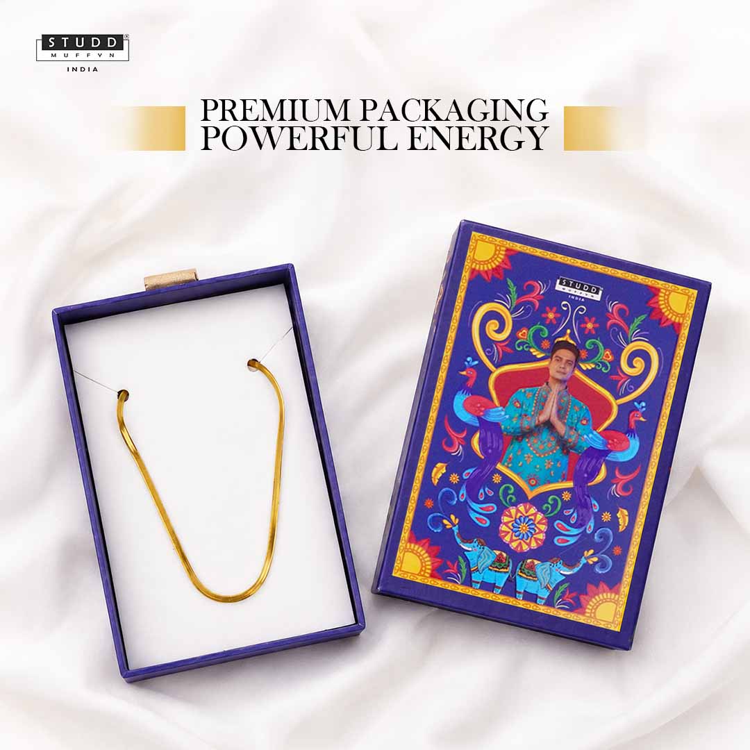 VELORE Snake Chain – 18K Gold Tone Plated [ PACK OF 2 ]