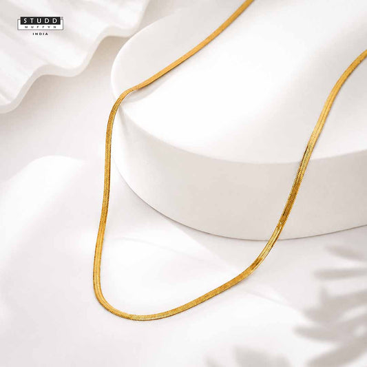 VELORE Snake Chain – 18K Gold Tone Plated [ PACK OF 2 ]
