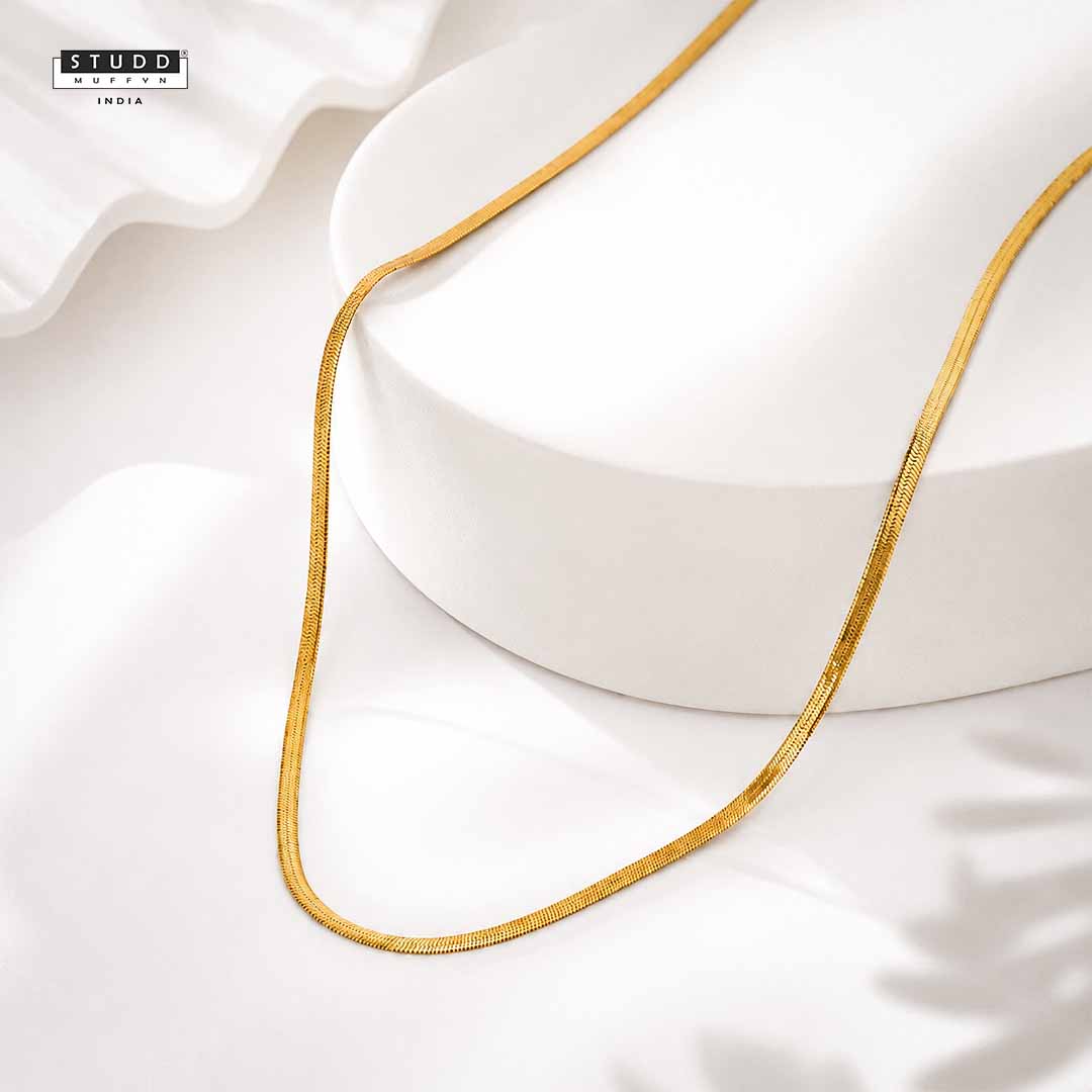 VELORE Snake Chain – 18K Gold Tone Plated